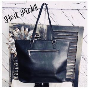 Steve Madden Faux Leather Tote Bag